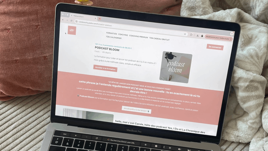 formation podcast bloom pour créer et lancer un podcast